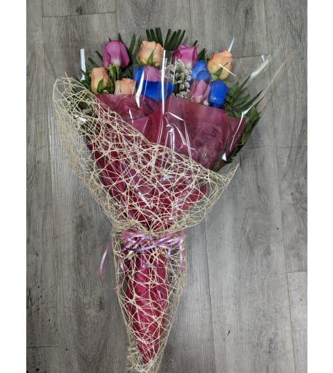 Love The Mix Colors. An arrangement by Jennifer's Flowers and Gifts.