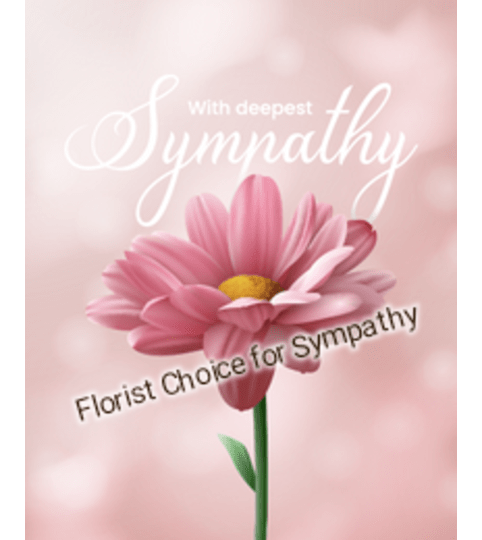 Florist Choice for Funeral Sympathy. An arrangement by Flowers Plus.