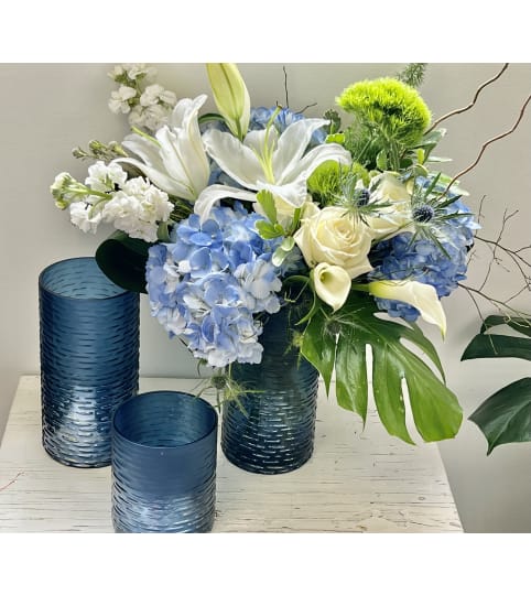 Sea of Blue Signature Floral Arrangement