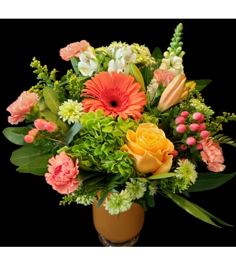 A Burst of Sunshine. An arrangement by Loyalist Flowers.