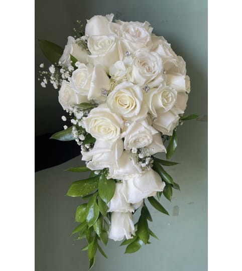 Cascading Bridal Bouquet