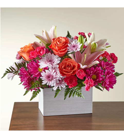 Light of My Life Box Bouquet CF. An arrangement by Conny's Flower Shop.