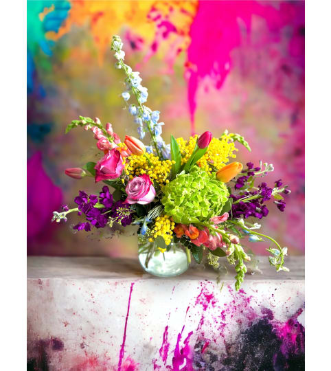 RUSTIC Spring BOHO Floral Arrangement
