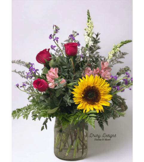 Sunshine On a Cloudy Day Arrangement