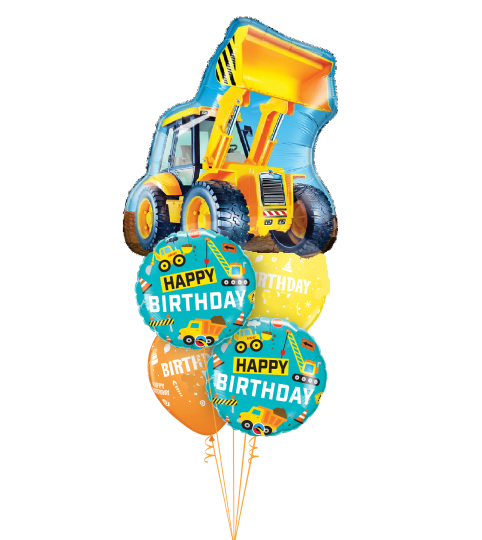 Big Dig Birthday Cheerful Balloon Bouquet