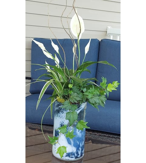 Peace Lily Planter Tower