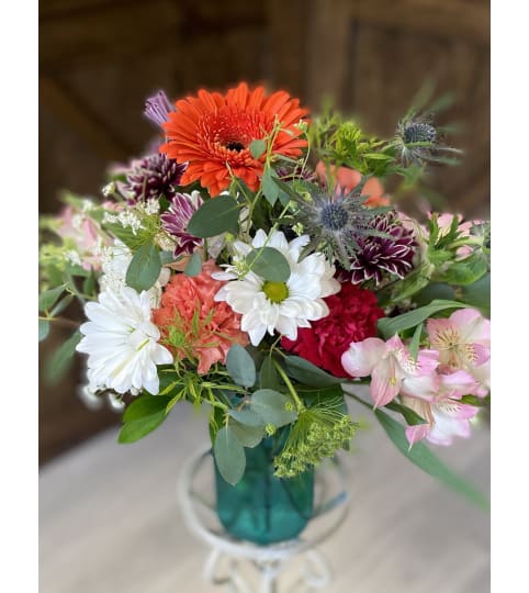 Burst of Color Mason Jar