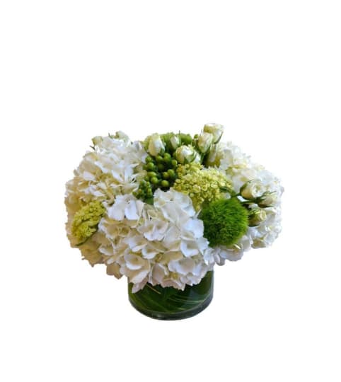 BRASCO FLORIST SENTIMENT VASE. An arrangement by Brasco Florist.