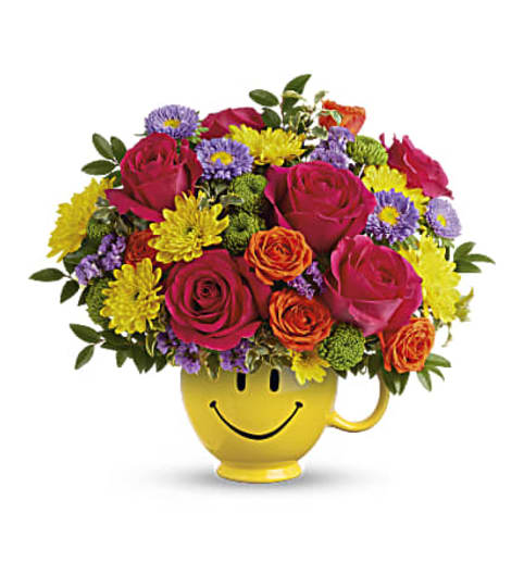 TF Choose Happy Arrangement. An arrangement by Nicol Florist.