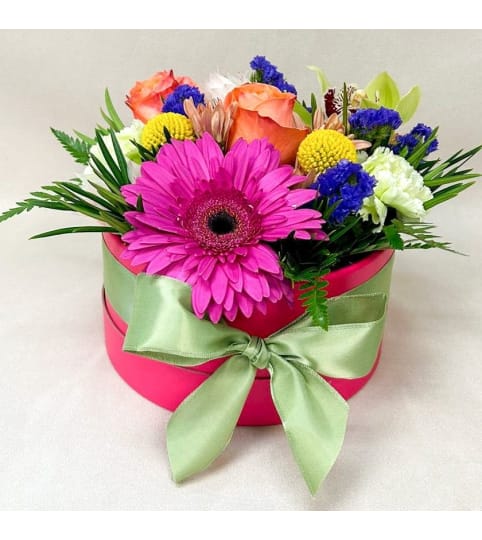 Signature Collection Happy LIFE. An arrangement by Arum Lily Flower Shop Edmonton.