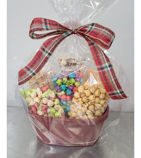 Popcorn Holiday Basket