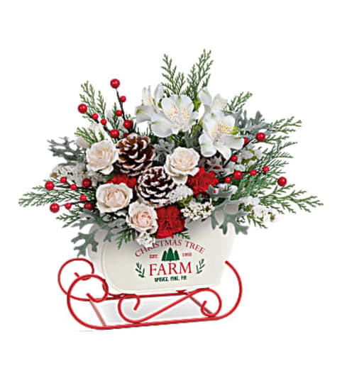 Teleflora's Winter Sleigh Bouquet