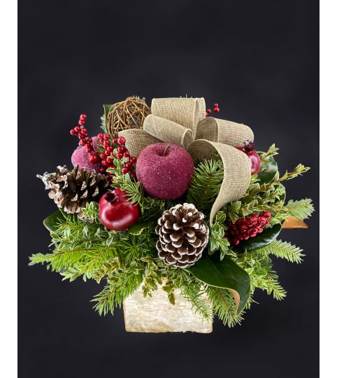Rustic Winter Elegance Floral Arrangement
