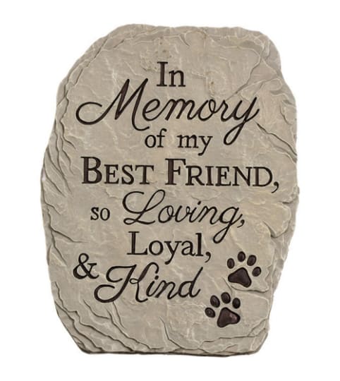 Pet Plaque 'In Memory of My Best Friend'