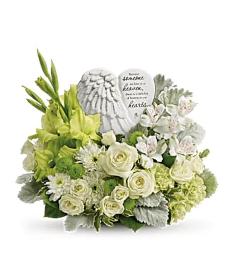 Garden's Hearts In Heaven Bouquet. An arrangement by Garden Florist.
