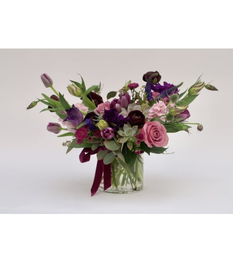 Violet Flame by Twigs. An arrangement by Twigs Flower Company.