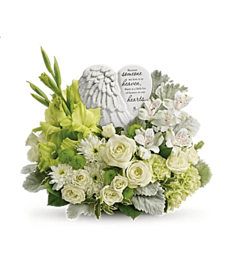 Elegant Hearts In Heaven Bouquet Floral Arrangement