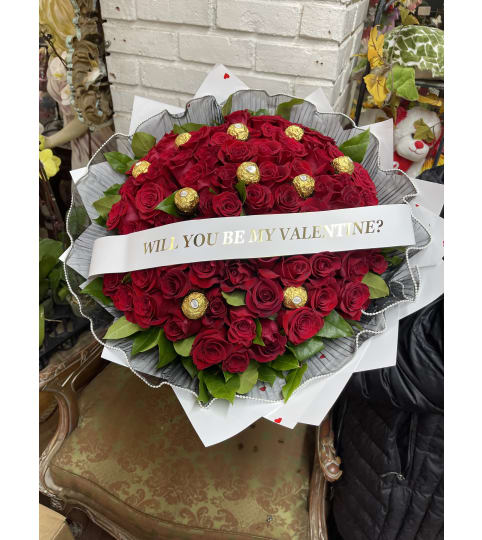 With Love Bouquets. An arrangement by Rose Flowers.