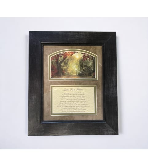 Letter From Heaven Poem Memorial Frame