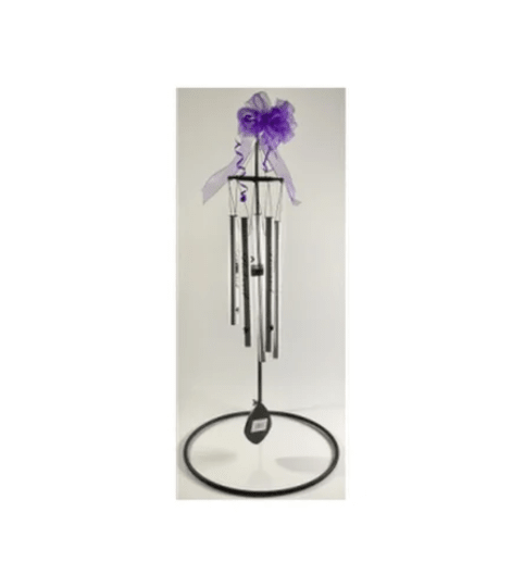 SPIRIT SHINES SONNET WIND CHIME. An arrangement by J.D. Ballantine's Flowers and Gifts.