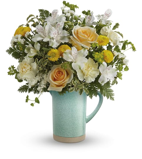 Teleflora's Adored Aqua