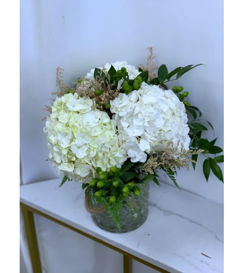 Classic Hydrangea Arrangement