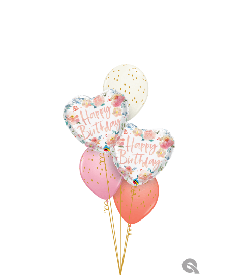 Birthday Roses Classic Balloon Bouquet