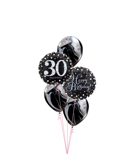 Sparkling 30 Classic Balloon Bouquet