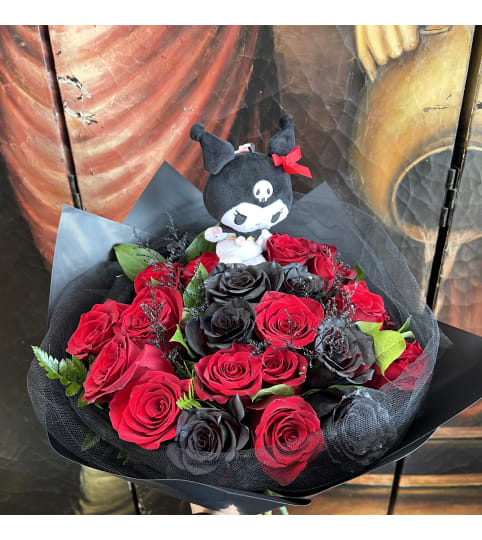 Scarlet Love Bouquet. An arrangement by Rose Flowers.