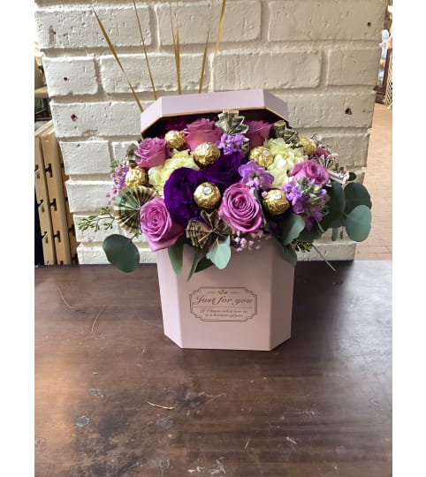 Blooms and Chocolate Box