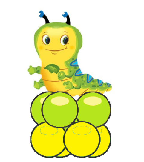 Cute Caterpillar Balloon Super Table Topper