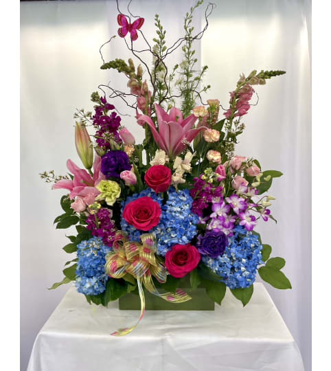 Enchanted Garden. An arrangement by Commerce Flowers.