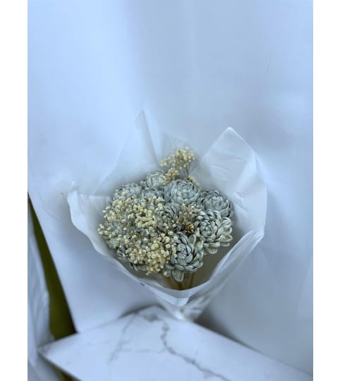 Sola Flower Sage Green Bouquet