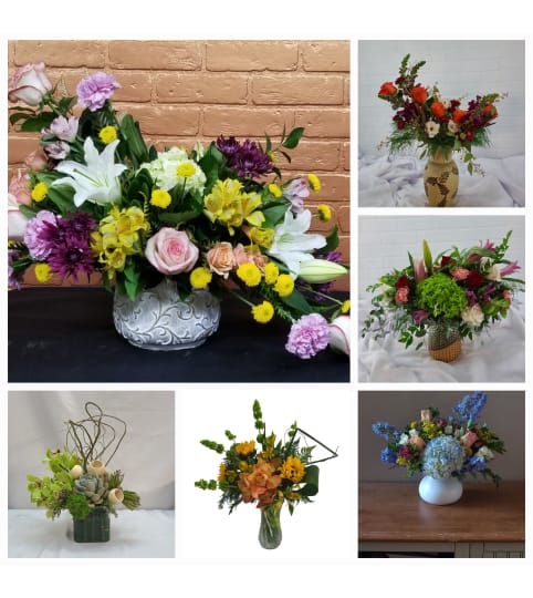 Floral Delivery Subcription - Monthly Deliveries. An arrangement by Anne Marie Rose Floral Design.