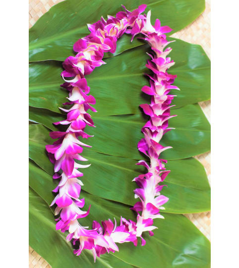 ***Available June 6-8*** Orchid Lei in Purple