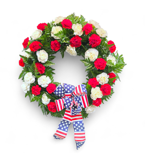 Patriotic Memorial Wreath