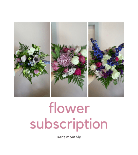 3 Month Flower Subscription. An arrangement by Holden's Florists.