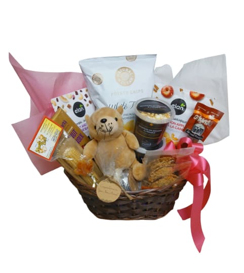 New Parent Gift Basket ( Girl)