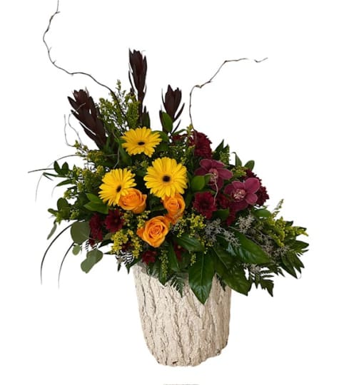 Golden Memories. An arrangement by Loyalist Flowers.