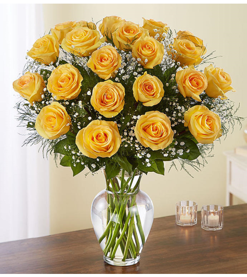 Yellow Friends. An arrangement by Spring Branch Florist.