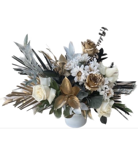 White Rose Luxe Elegance. An arrangement by A Touch of Elegance Florist and Events LLC.