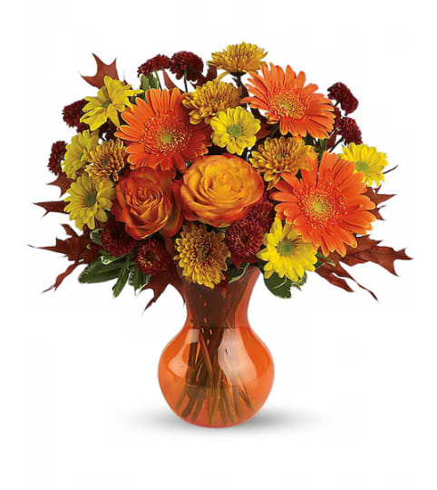 Teleflora's Forever Fall. An arrangement by Triple A Florist.