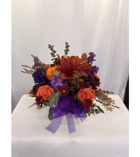 Modern Harvest. An arrangement by Commerce Flowers.