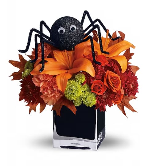Teleflora's Spooky Sweet. An arrangement by Triple A Florist.