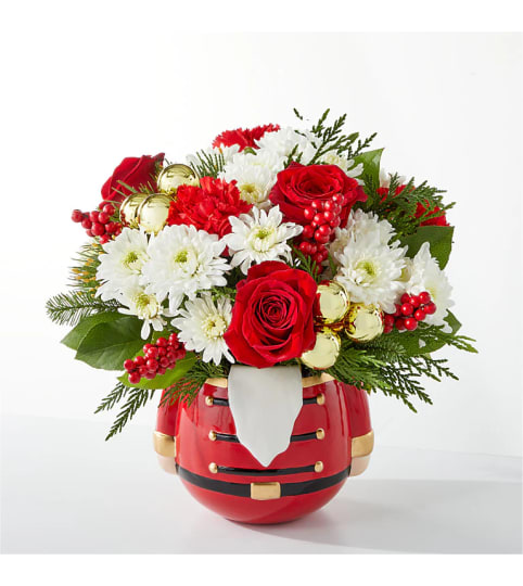 MERRY MAGIC BOQUET. An arrangement by J.D. Ballantine's Flowers and Gifts.