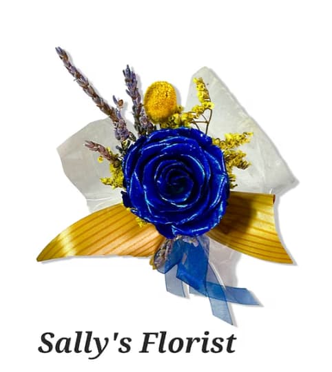 Sally's Preserved Midnight Blue Rose