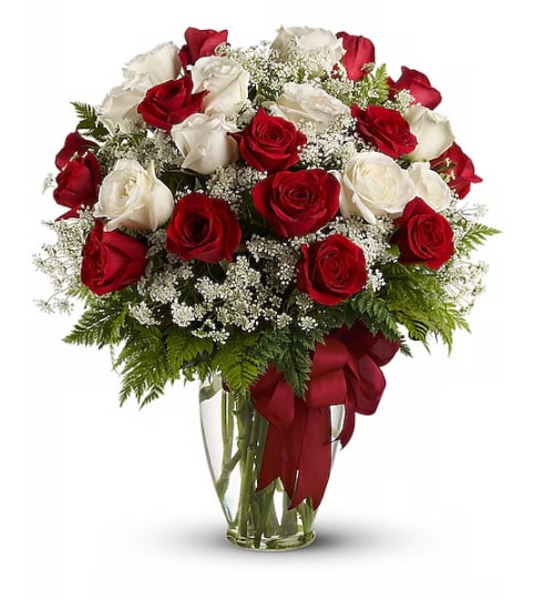 Love's Divine Bouquet - Long Stemmed Roses. An arrangement by Triple A Florist.
