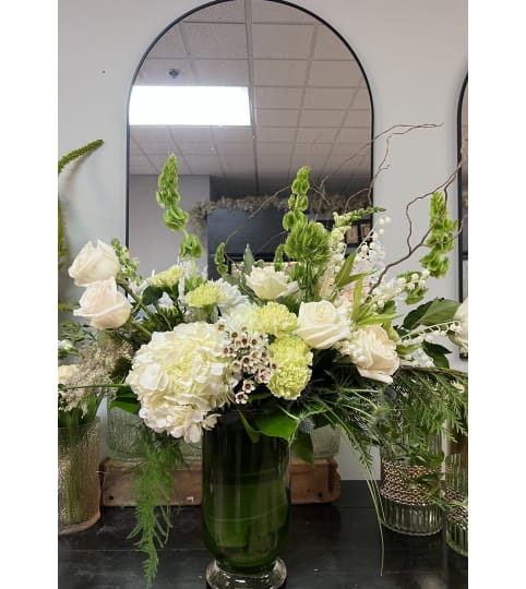 The Lime Light. An arrangement by Donato's Floral.