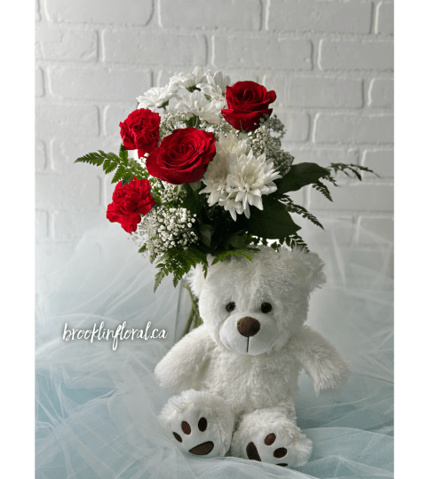 You and I. An arrangement by Brooklin Floral and Garden Shoppe Inc..