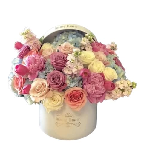 A Morning in Paris. An arrangement by Amazing Flowers.